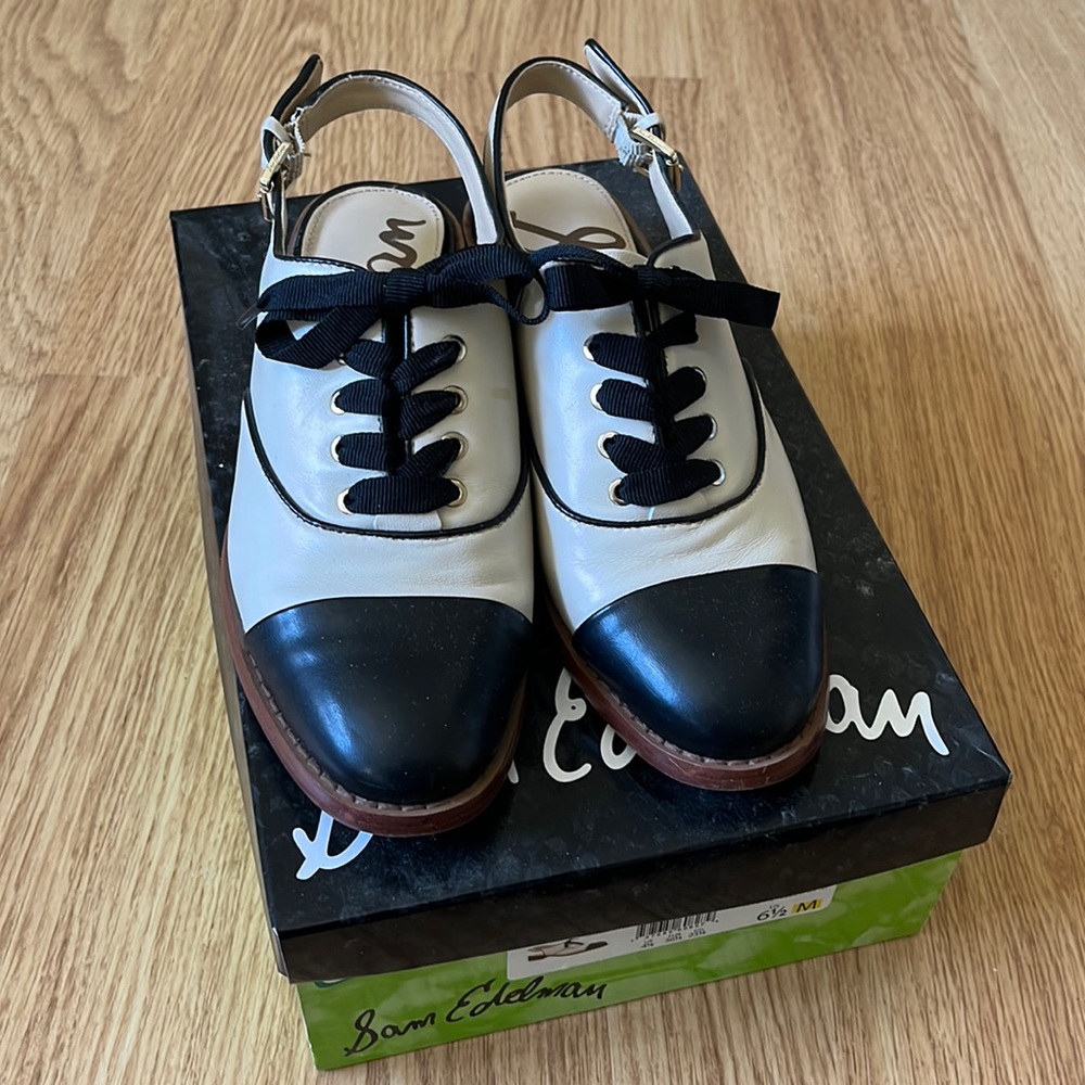 Sam Edelman Damian cap toe sling back oxford